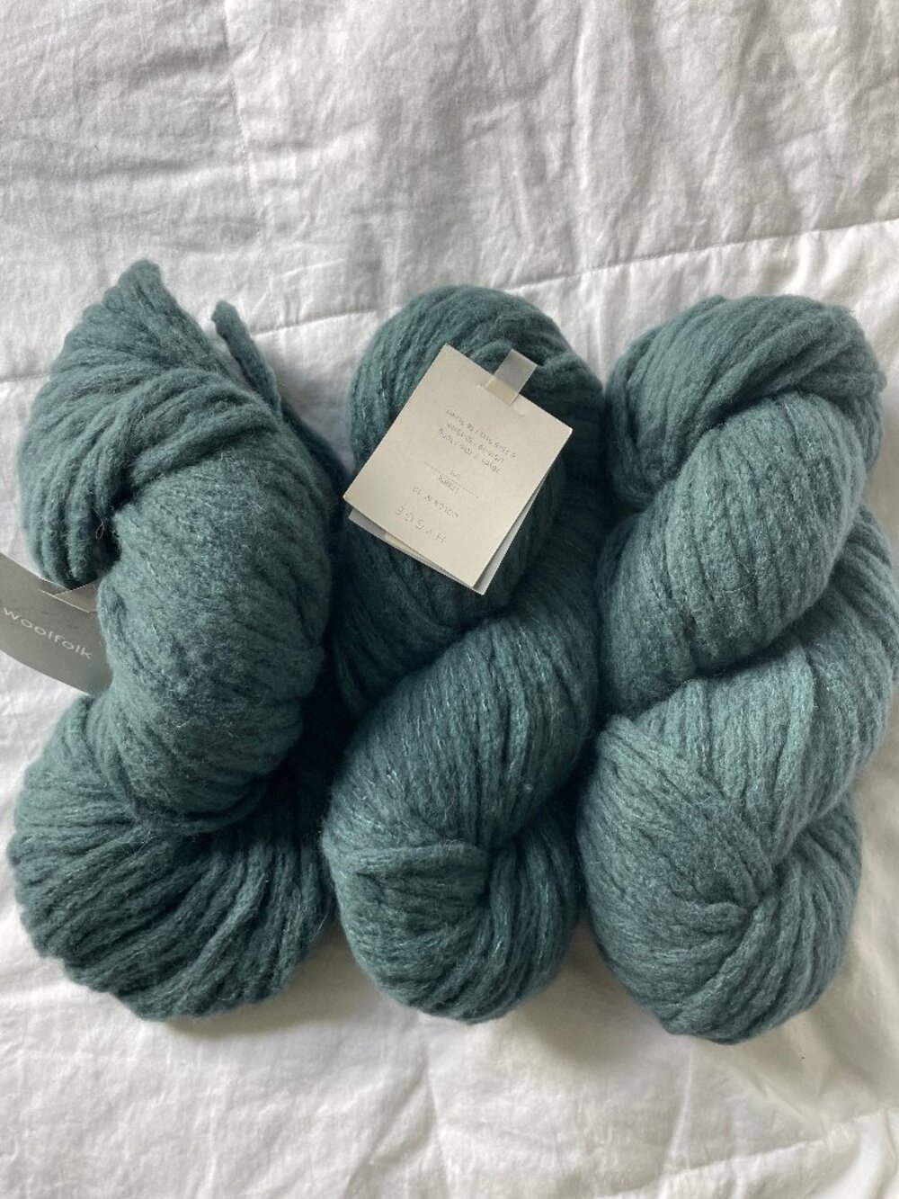 Woolfolk Hygge Merino Wool Alpaca Silk Bulky Weight Yarn 3 Skeins